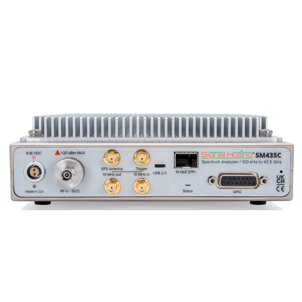 新品上市！SignalHound SM200C 10GbE光纤接口100KHz至20GHz 实时频谱分析仪和监测接收机模块