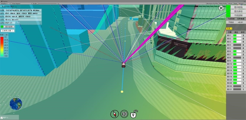 Nav3D 复杂环境卫星遮挡及多径效应仿真软件|创远信科|创远信科（上海）技术股份有限公司