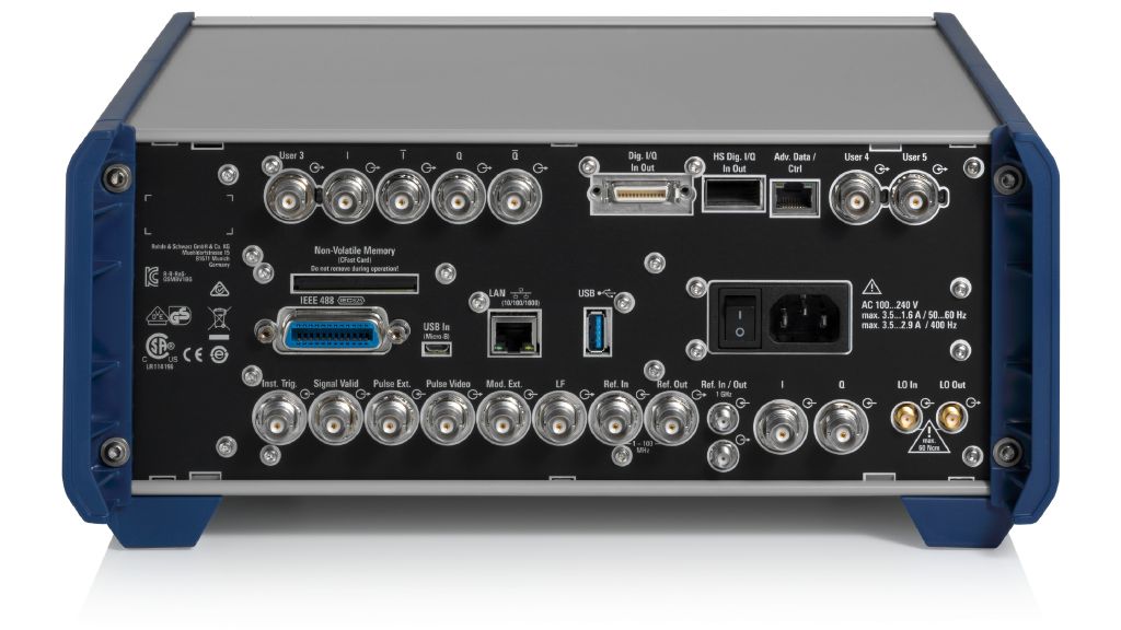 R&S®SMBV100B 矢量信号发生器,高后视图