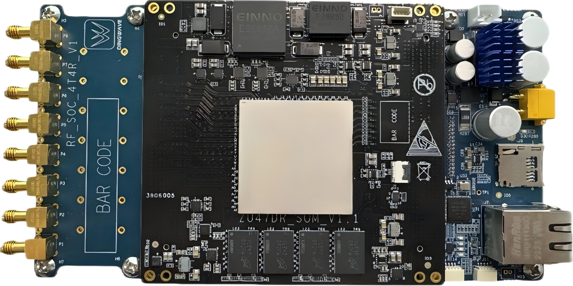T3 1MHz至6GHz 4收4发高性能多通道收发处理平台|定为电子