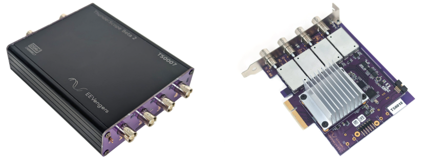ThunderScope 350MHz 4通道开源示波器USB模块/PCIe板卡  1 GS/s|EEVengers