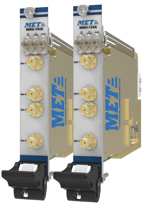 MWG-104AB/124AB系列 4.375/5.25 GHz.宽带PXIe 4通道高速数任意波形发生器8bit 10/12 GSa /s|MET美星科技