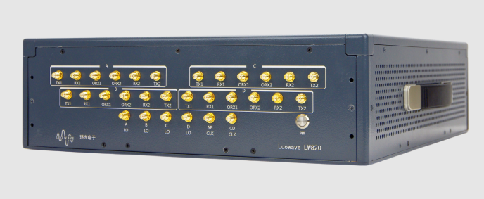 Luowave LW820 75MHz至6GHz高性能通用软件无线电相参设备 8收8发 200MHz带宽|珞光电子